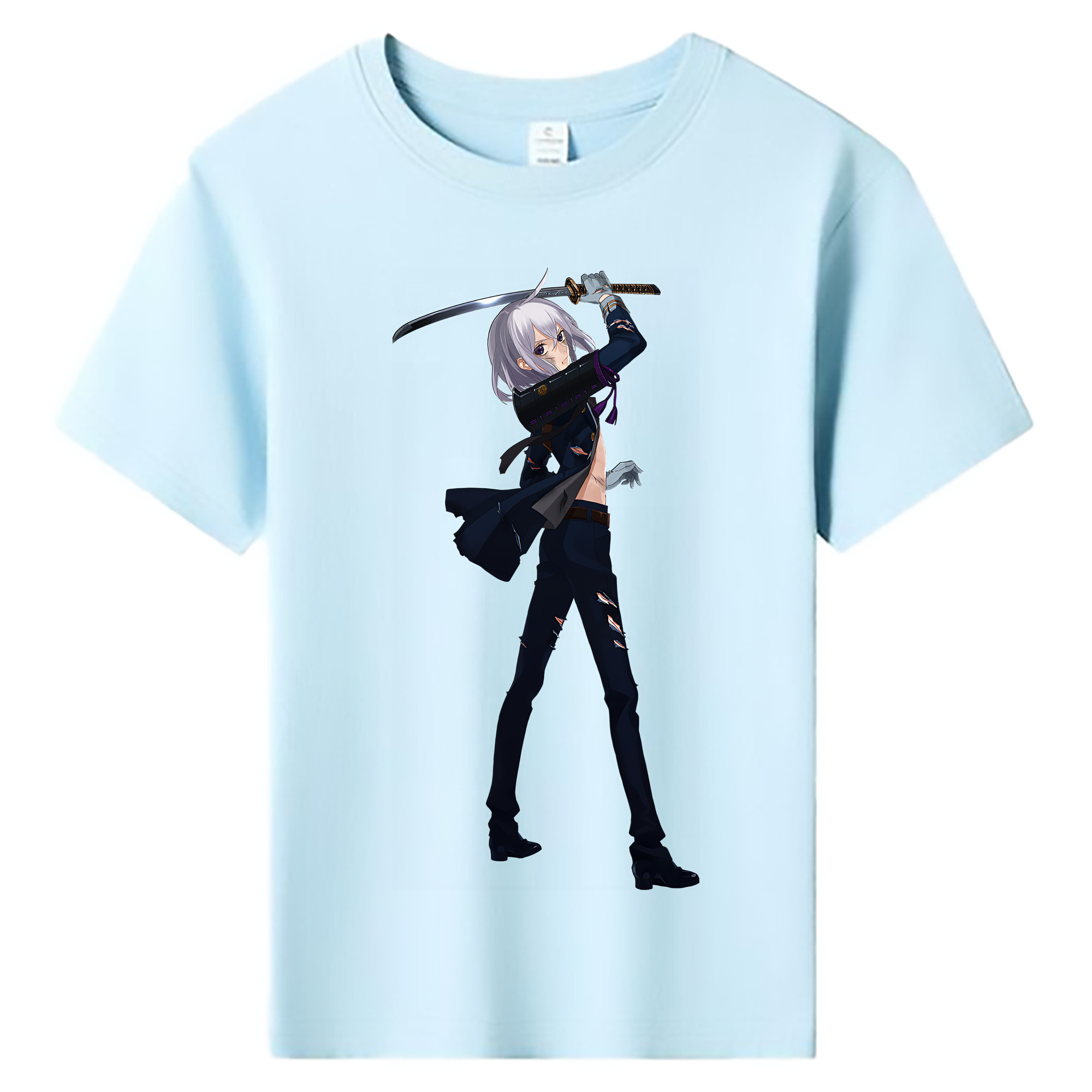 （画像用） 刀剣乱舞 Touken Ranbu 綿100％キッズTシャツ（フロントプリント）